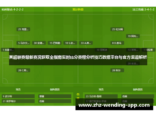 英超联赛最新赛况获取全指南实时比分赛程分析技巧数据平台与官方渠道解析 英超联赛最新赛况获取全指南实时比分赛程分析技巧数据平台与官方渠道解析
