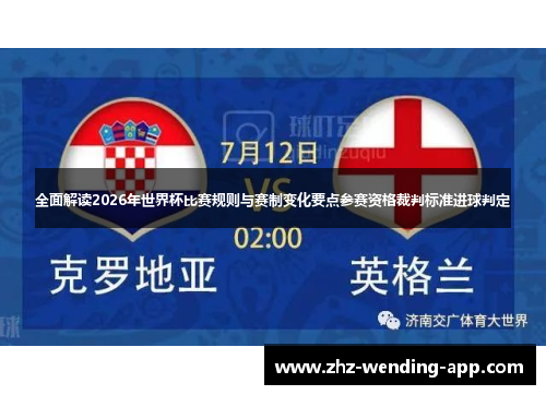 全面解读2026年世界杯比赛规则与赛制变化要点参赛资格裁判标准进球判定
